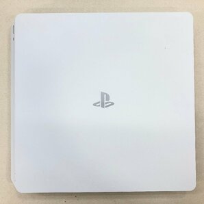 △【2】初期化済み SONY PS4slim CUH-2100B グレイシャーホワイト 1TB 同梱不可 1円スタートの画像6