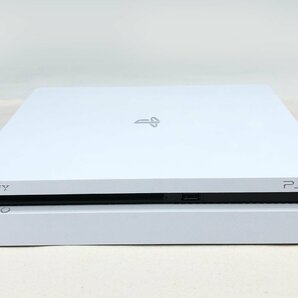 △【2】初期化済み SONY PS4slim CUH-2100B グレイシャーホワイト 1TB 同梱不可 1円スタートの画像2