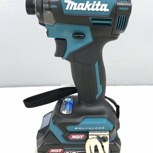 ◇【1】【未使用】makita マキタ 充電式インパクトドライバ TD002GRDX 40Vmax2.5Ah バッテリ2本・充電器・ケース付 同梱不可 1円スタートの画像3