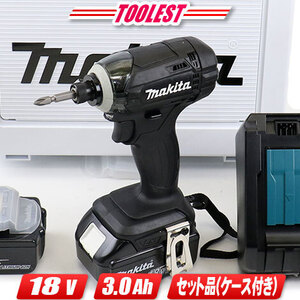 マキタ　18V　充電式インパクトドライバ（黒）TD149DRFXB　3.0Ah Li-ion電池(BL1830B)2個　充電器(DC18RF)　ケース