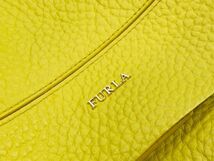 A236-g12-63 FURLA フルラ ハンドバッグ トートバッグ イエロー レディース 鞄 約27×30×9×16cm_画像5