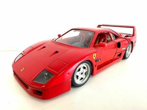 A233-i37-3095 Bburago ブラーゴ 1/18 Ferrari F40 1987 フェラーリ レッド ミニカー