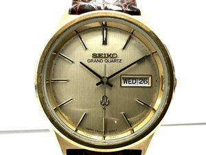 B034-I48-917 ◎ SEIKO セイコー グランドクオーツ 4843-8040 デイデイト メンズ クオーツ 腕時計