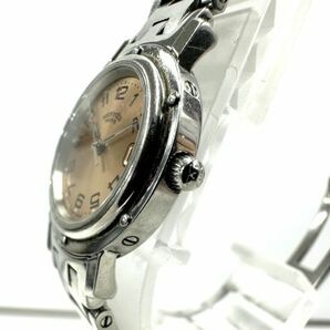 B028-C8-78 ◎ HERMES ヘルメス クリッパー CL4.210 レディース クオーツ 腕時計の画像2