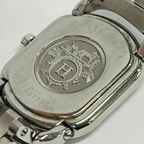 B230-K41-932 ◎ HERMES エルメス ラリー 文字盤 ブラック RA1.210 1337779 レディース クォーツ 腕時計の画像6