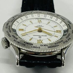 B203-I30-5503 ◎ レビュートーメン REVUE THOMMEN Cricket GMT 0342/1400 7910003 メンズ 手巻き 腕時計 稼働の画像7