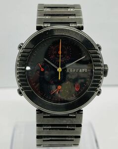 B215-I57-1009 ◎ Ferrari フェラーリ 7T42-6A20 メンズ デイト クロノグラフ クォーツ 腕時計 