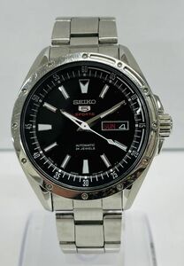 B224-I50-511 ◎ SEIKO 5 セイコー ファイブ SPORTS 4R36-00E0 メンズ 24石 デイデイト 裏スケ 自動巻き 腕時計 稼働