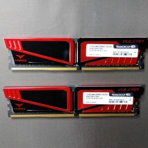 DDR4 3000 16GB(8GBx2) TEAM VULCAN 管理番号01の画像2