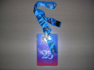 東京ディズニーリゾート ２５周年 アニバーサリー パスポートホルダー ティンカーベル ピンバッジ ディズニーランド 