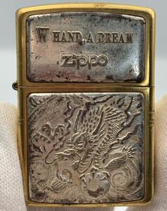 【IS0384】ZIPPO ガスライター 火花確認済み