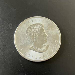 2017年 カナダ メープルリーフ 銀貨 コイン 外国硬貨 アンティーク