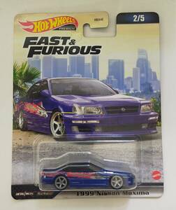 ミニカー HotWheels FAST&FURIOUS 1999 Nissan Maxima ニッサン マキシマ