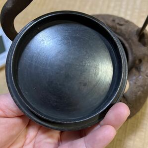 鉄瓶 急須 湯沸かし 鉄壺 鉄器 茶道具 アンティーク 金属工芸 時代物 レトロの画像5