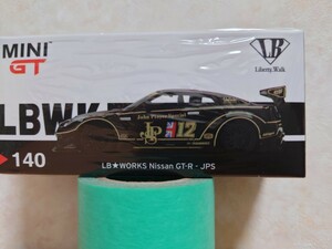 1/64 MINI-GT 140-R LB★WORKS Nissan GT-R (R35) JPS RHD