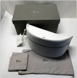 展示品　Dior　ディオール　サングラスケース　ホワイト　
