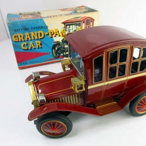 野村トーイ 1950年代製 GRAND-PA CAR オリジナル箱付き完動美品 長さ約22cmの画像2