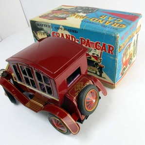 野村トーイ 1950年代製 GRAND-PA CAR オリジナル箱付き完動美品 長さ約22cmの画像8