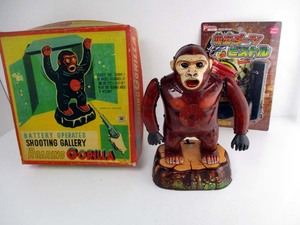  increase rice field shop 1960 period made King Kong?Roaring Gorilla height approximately 25cm