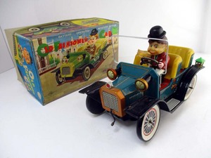 野村トーイ　1950年代製　MYSTERY OLD FASHIONED CAR 完動ほぼ美品　長さ約22cm