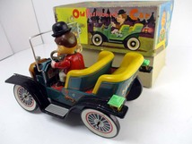 野村トーイ　1950年代製　MYSTERY OLD FASHIONED CAR 完動ほぼ美品　長さ約22cm_画像4