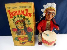 アルプス1950年代製 　INDIAN JOE 完動品　高さ約28cm _画像1