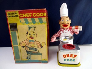 ヨネザワ 1960年代製　CHEF COOK 完動美品　高さ約27cm