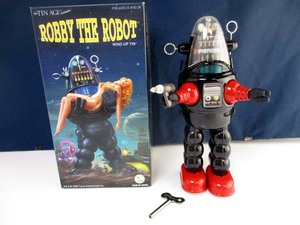 大阪ブリキ玩具資料室　Osaka Tin Toy　復刻限定製造版　ROBBY THE ROBOT 箱付き未使用極美品　高さ約25ｃｍ