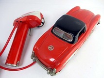 レア大型　1950年代日本製　1957年型 MERCEDES 300 SL　完動極美品　長さ約28cm_画像4