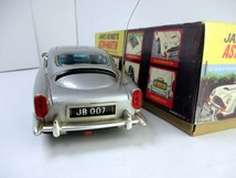 Gilbert/アオシン1965年製　James Bond 007仕様 Aston Martin DB5 　完動美品　長さ約28cm_画像9