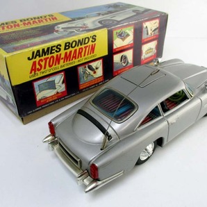 Gilbert/アオシン1965年製 James Bond 007仕様 Aston Martin DB5  完動美品 長さ約28cmの画像3