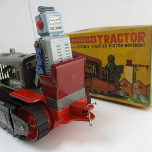 野村トーイ 1960年代製 TRACTOR (Bulldozer) 完動品 長さ約26cmの画像5