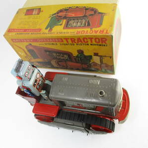 野村トーイ 1960年代製 TRACTOR (Bulldozer) 完動品 長さ約26cmの画像8