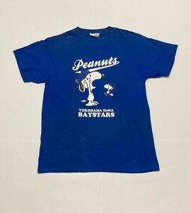 送料無料 横浜DeNAベイスターズ×スヌーピー コラボ Tシャツ M 即決 半袖 シャツ