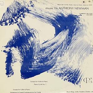 [ 2LP / レコード ] Anthony Newman / Music By Anthony Newman ( Modern Classical ) Cambridge Records - CRS B 2833 現代音楽