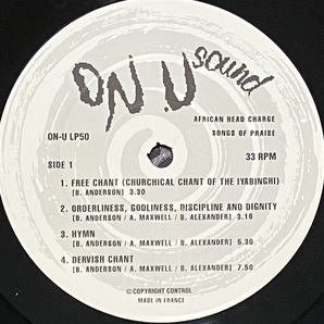 [ LP / レコード ] African Head Charge / Songs Of Praise ( Reggae / Dub ) On-U Sound - ON-U LP 50 土着 レゲエ ダブの画像3