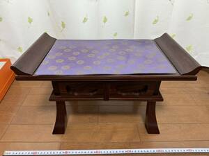  Buddhist altar fittings sutra desk ② secondhand goods karaki style 