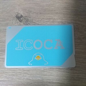 無記名ICOCA(表面傷有り・チャージ残高０円) 