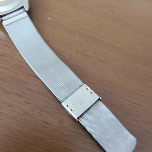 希少 稼働品 SEIKO セイコー キングセイコー Hi-BEAT 自動巻き 5625-7060 デイト CHRONO METER OFFICIALLY CERTIFIED シルバー 腕時計 の画像7