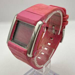 ○S12-182 CASIO/カシオ Baby-G デジタル文字盤 レディース ソーラー 腕時計 BGD-1100 不動ジャンク品