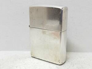 D242-101　ZIPPO/ジッポー　オイルライター　STERLING SILVER/スターリングシルバー　2000年製【中古品】