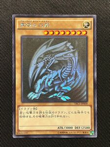 遊戯王　青眼の白龍　ホロ　ホログラフィックレア　TRC