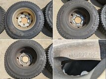 ★送料無料★225/80R17.5 スタッドレス 2023年製 MICHELIN XJS WINTER GRIP+ 17.5x6.00 AC4C アルミホイール 6穴 フォワードなど_画像5