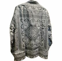 【HideandSeek】Bandana Pattern L/S Shirt Ｌサイズ ハイドアンドシーク バンダナ柄 シャツ キムタク 着 私物 木村拓哉 着用 同型同色_画像5