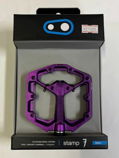 CRANKBROTHERS クランクブラザーズ STAMP7 スタンプ7 フラットペダル S small パープル 未使用