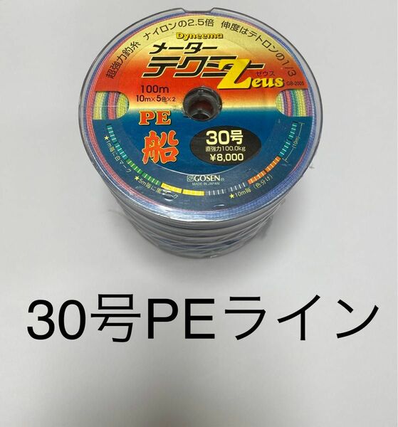 ゴーセン 剛戦 30号 PEライン 釣り糸 フィッシング