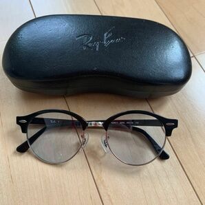 美品Ray-Ban レイバン メガネ サングラス 眼鏡 薄いブルー RV4246-V 2000 サーモント ブロー 伊達メガネ