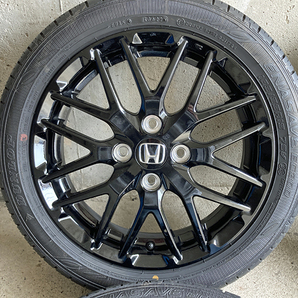 [1円～売り切り]★ホンダ N-BOX カスタム スタイル+ブラック 純正アルミ 15×4.5J＋DUNLOP ENASAVE EC300 165/55R15 2022年製 4本セット★の画像2