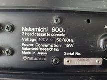 ■4117■ Nakamichi 600II ナカミチ カセットデッキ _画像5