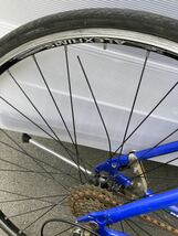 【中古品】ブルー GIOS ロードバイク PURE SHIMANO DIA-COMPE dp7 自転車 劣化あり 後ろスポーク折れ_画像5